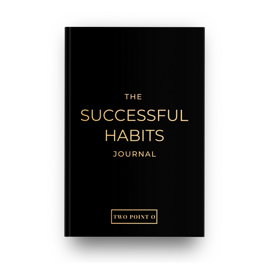 Two Point O - The Successful Habits Journal - Black